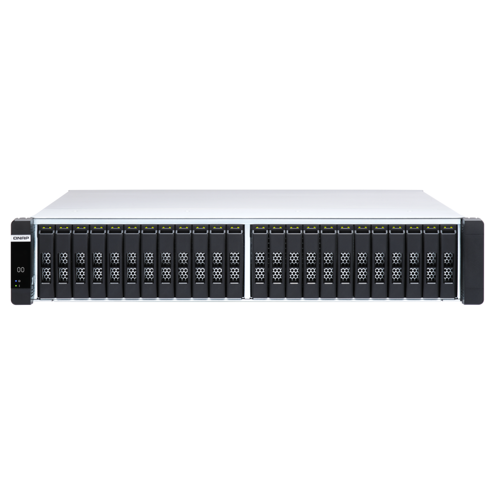 QNAP ES2486dc-2142IT-128G NAS Side View 3