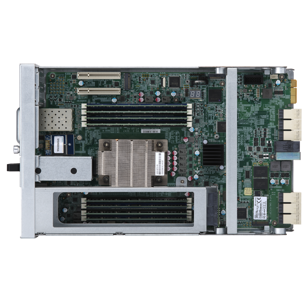 QNAP ES2486dc-2142IT-96G NAS Side View 6