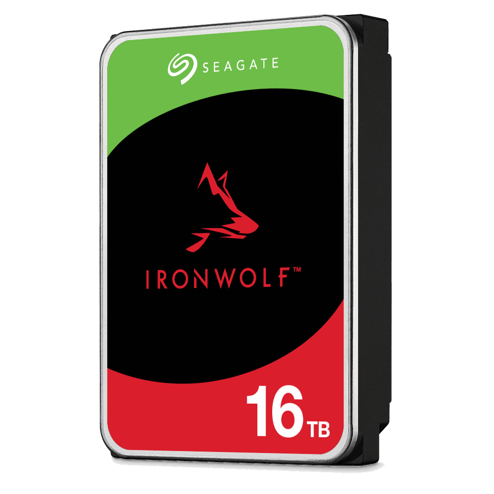 Seagate IronWolf Series ST16000VN001 Hard Drive Front View
