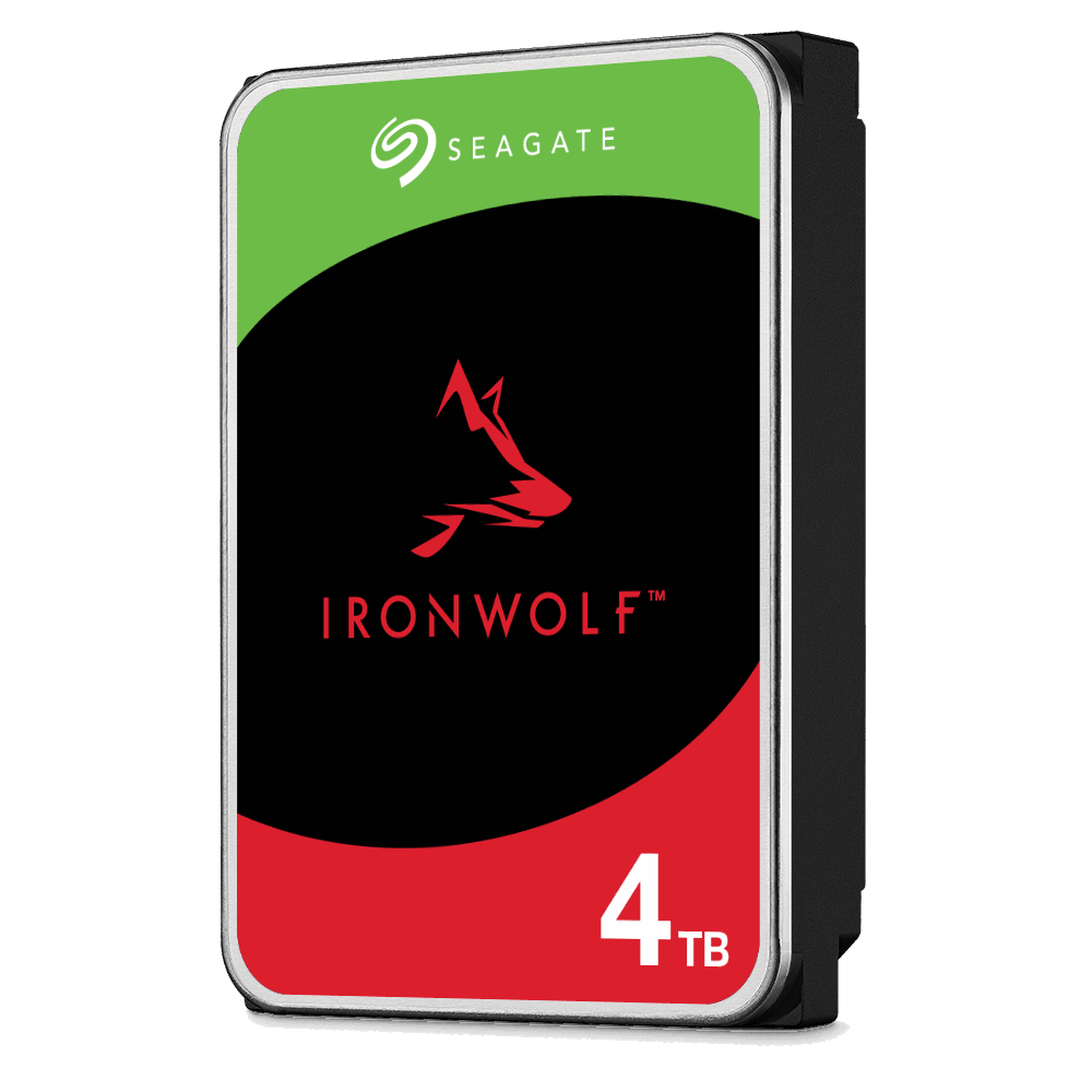 Seagate IronWolf Series ST4000VN006 Hard Drive Front View