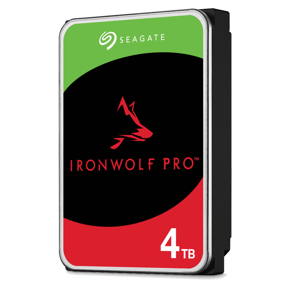 Seagate IronWolf Pro Series ST4000NT001 Hard Drive Front View
