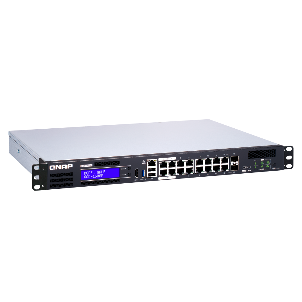QNAP QGD-1600P Switch Side View 4