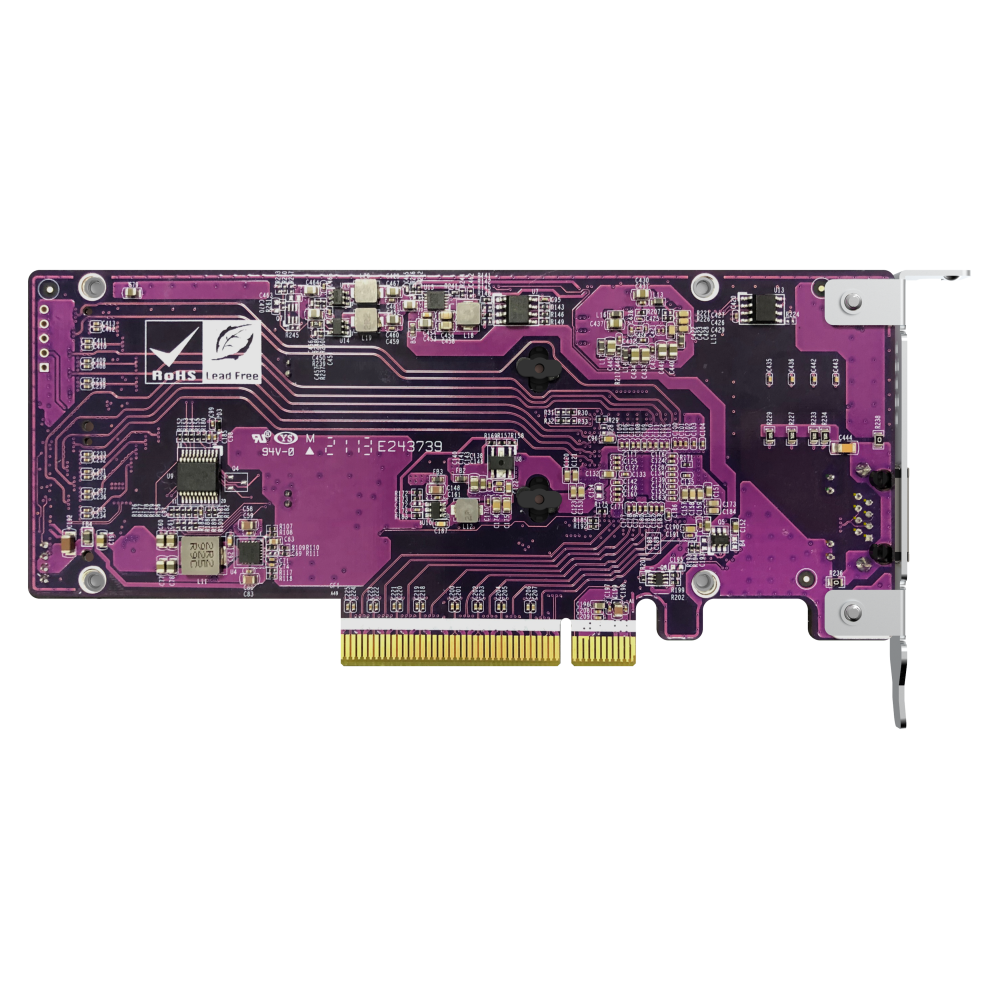 QNAP QM2-2P10G1TB Expansion Card Side View 4