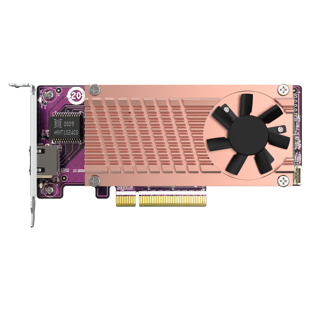 QNAP QM2-2P10G1TB Expansion Card Side View 5