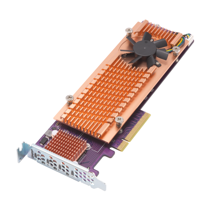 QNAP QM2-4P-284 Expansion Card Side View 3