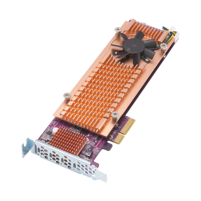 QNAP QM2-4P-342 Expansion Card Side View 3