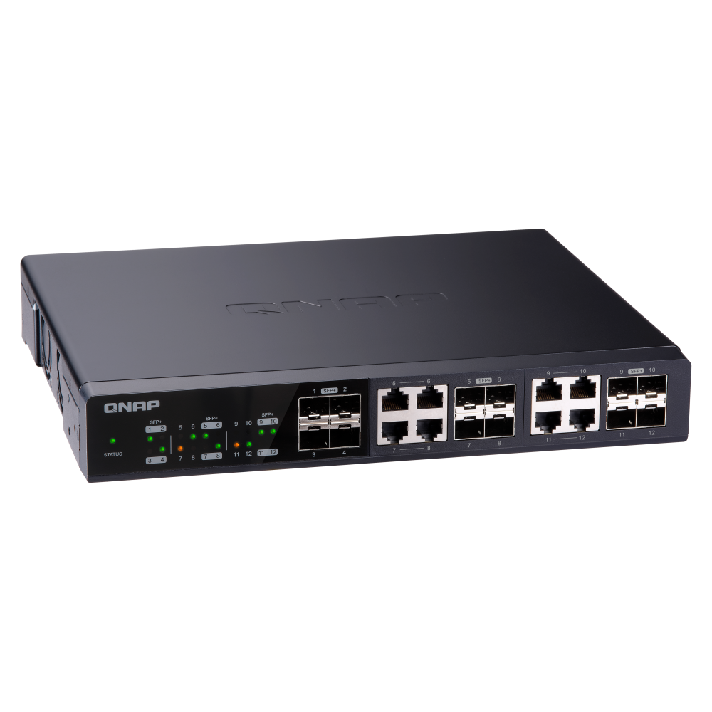 QNAP QSW-1208-8C Switch Side View 4