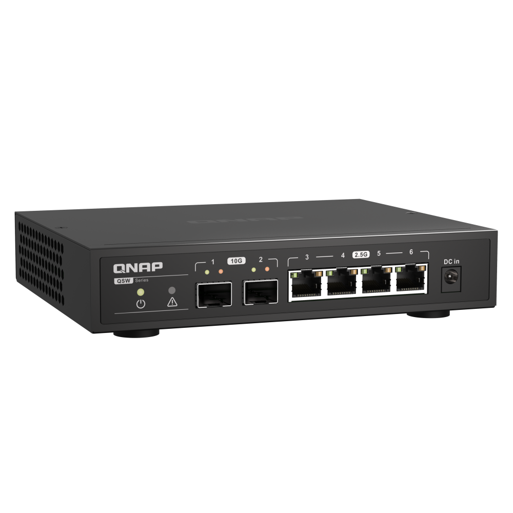 QNAP QSW-2104-2S Switch Side View 4