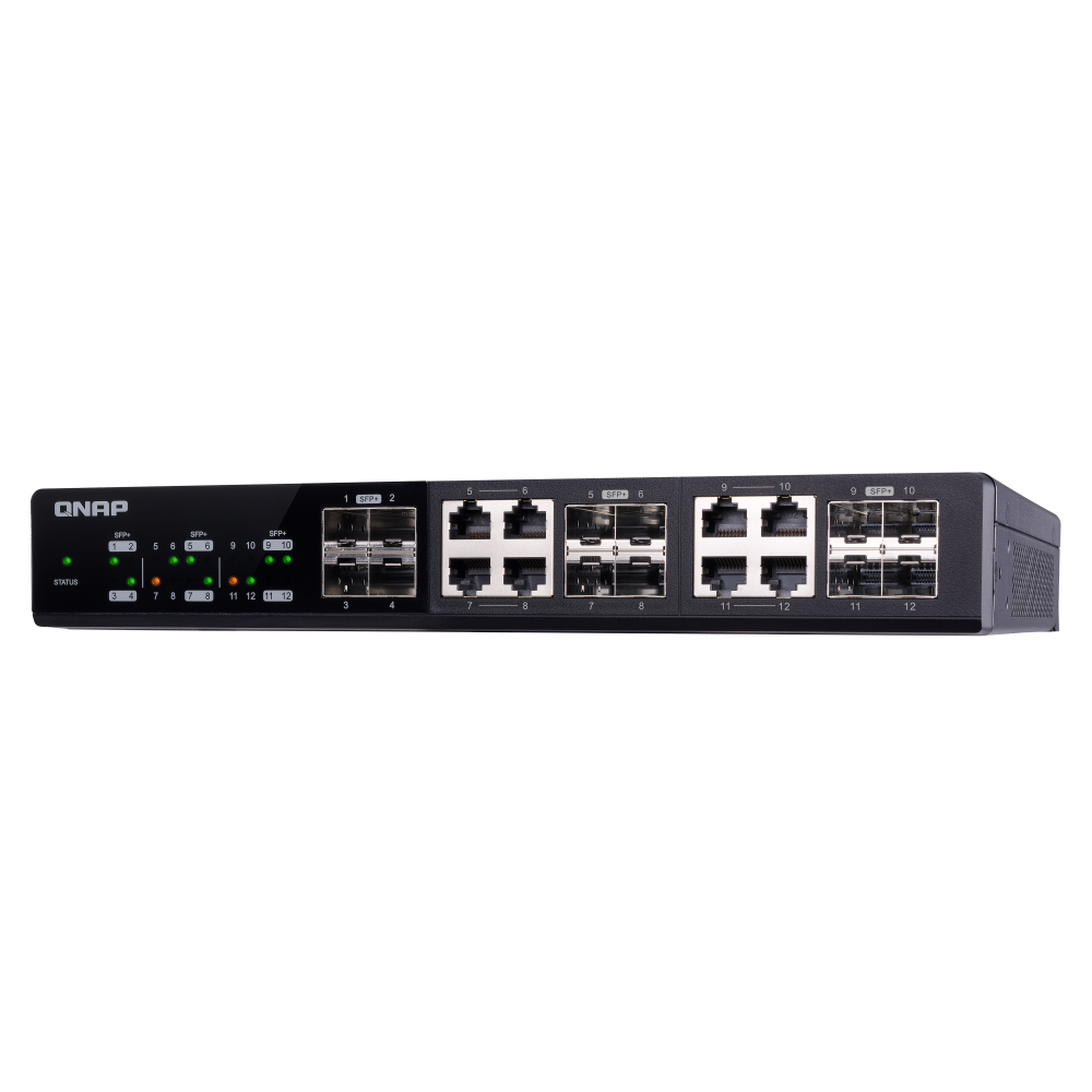 QNAP QSW-M1208-8C Switch Angled Front View