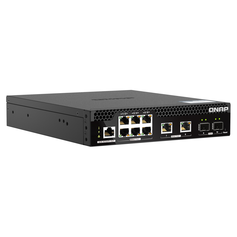 QNAP QSW-M2106R-2S2T Switch Side View 3