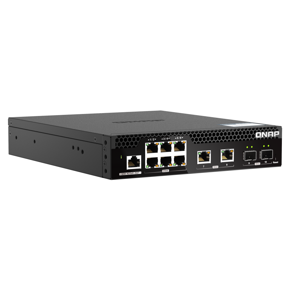 QNAP QSW-M2106R-2S2T Switch Side View 4