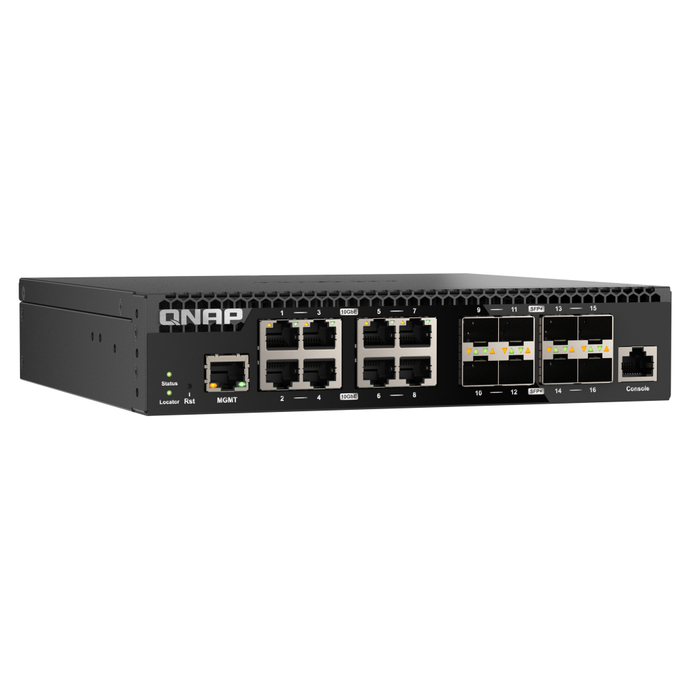 QNAP QSW-M3216R-8S8T Switch Side View 4
