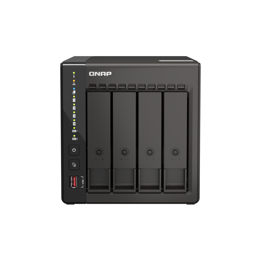 QNAP QVP-41C NVR for Surveillance Side View 3