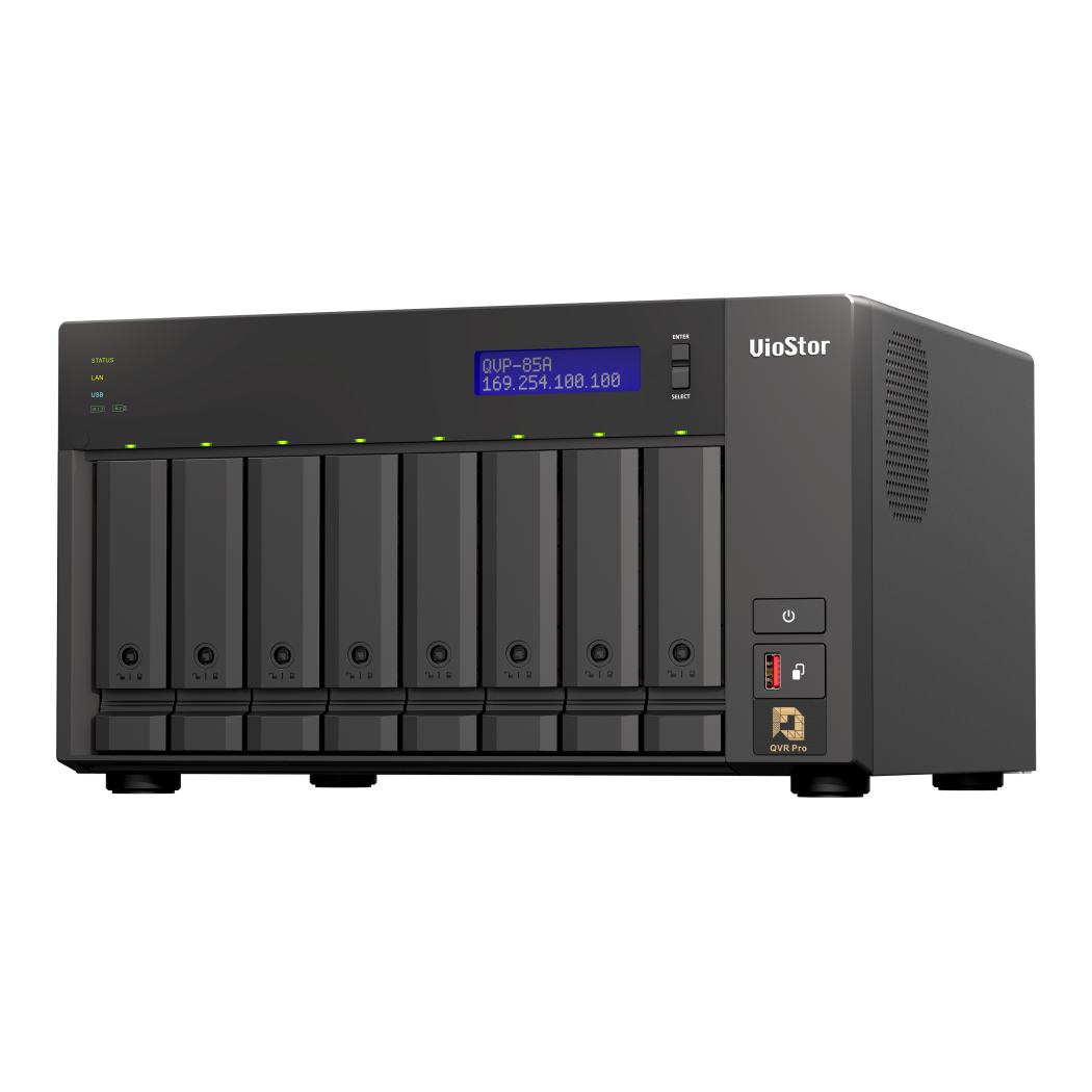 QNAP QVP-85A NVR for Surveillance Front View