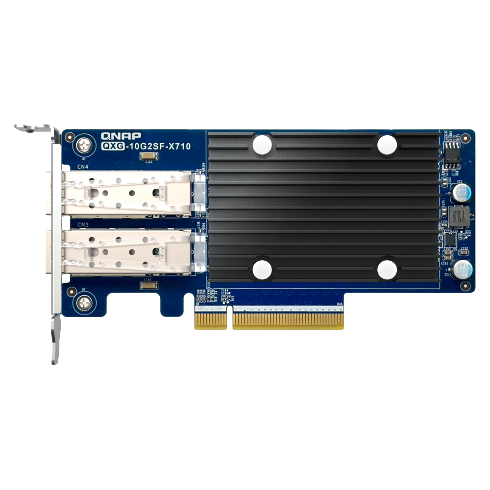 QNAP QXG-10G2SF-X710 Expansion Card Side View 5