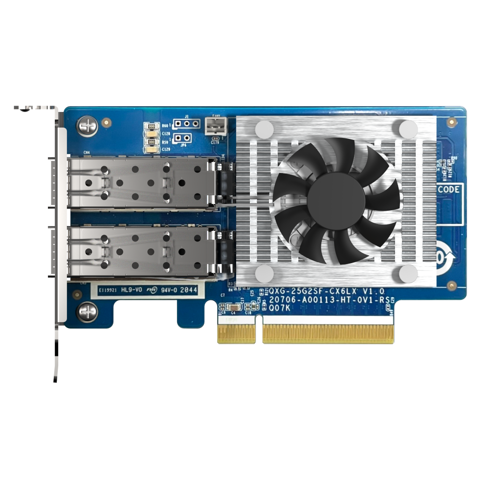 QNAP QXG-25G2SF-CX6 Expansion Card Side View 5