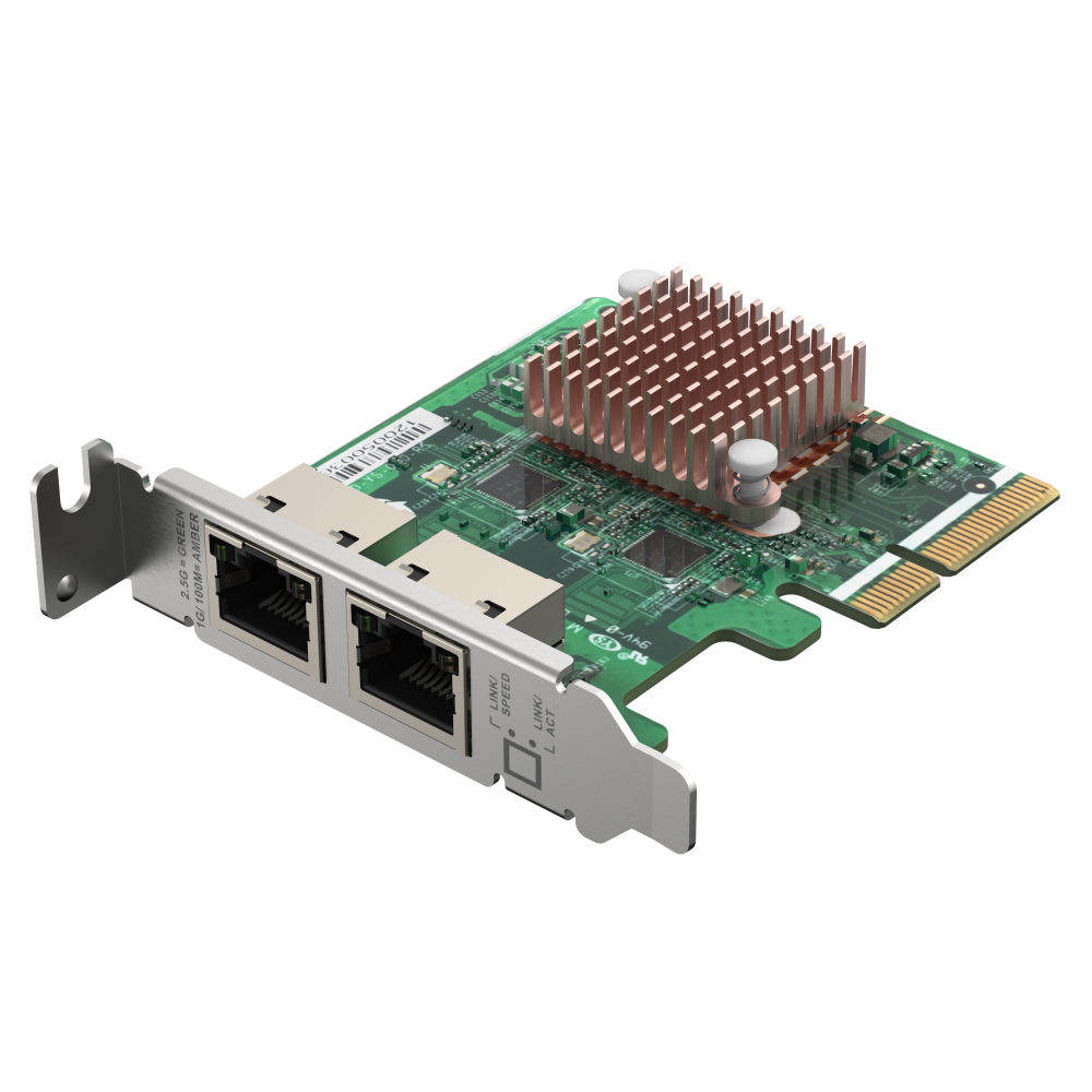 QNAP QXG-2G2T-I225 Expansion Card Side View 3