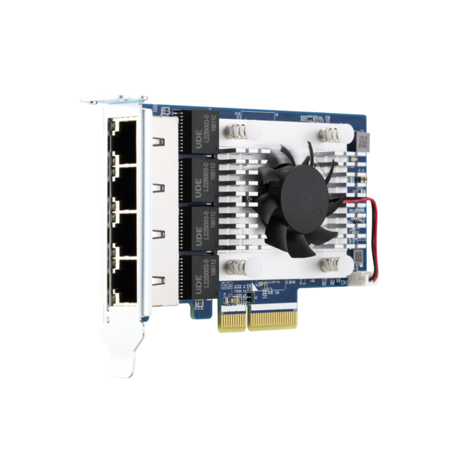 QNAP QXG-5G4T-111C Expansion Card Front View
