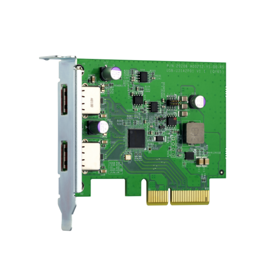QNAP QXP-10G2U3A Expansion Card Front View