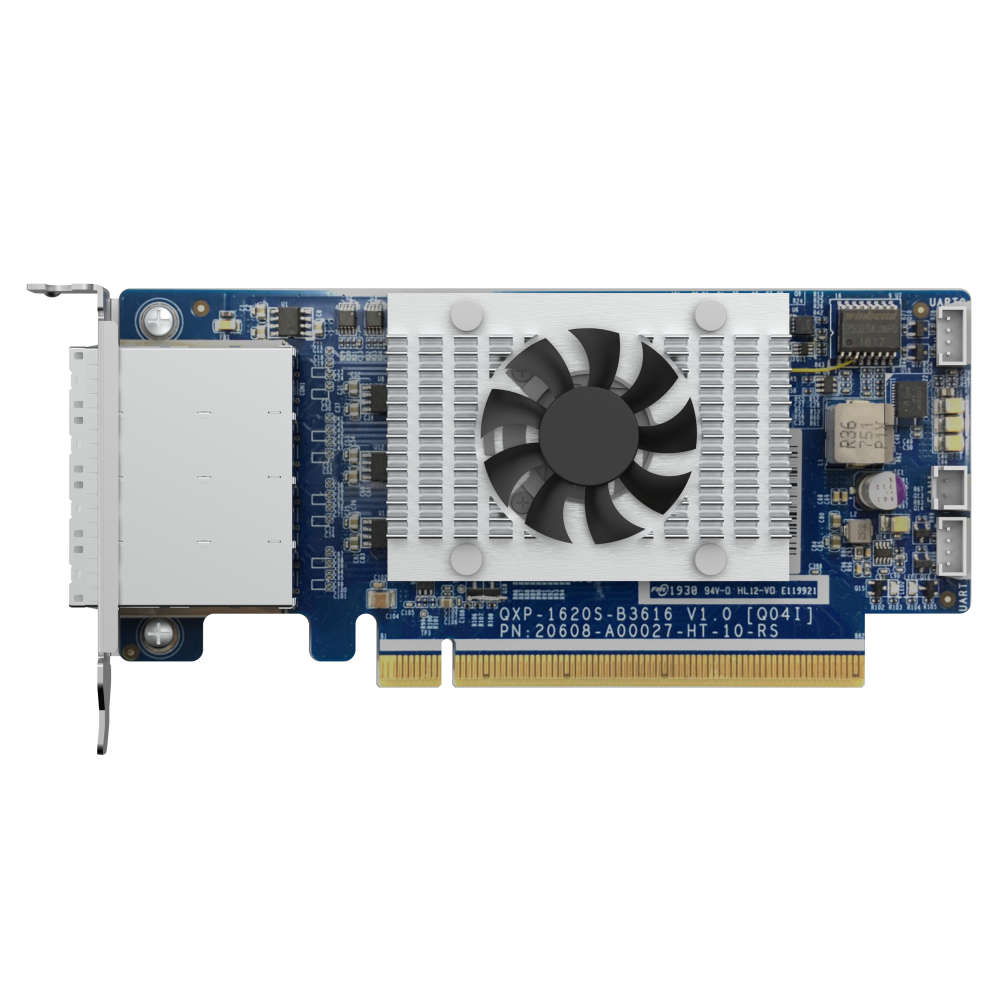 QNAP QXP-1620S-B3616W Expansion Card Side View 4