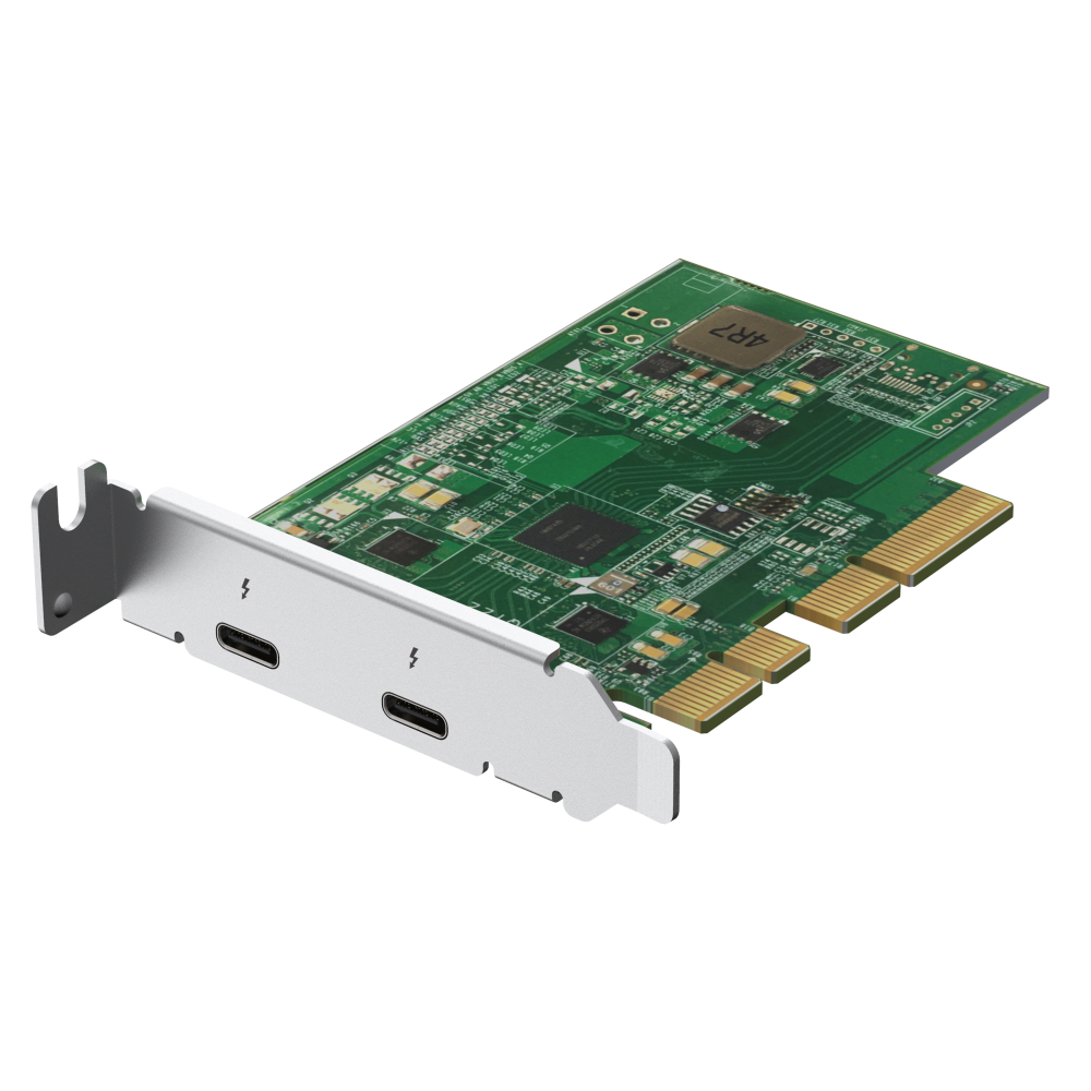 QNAP QXP-T32P Expansion Card Side View 3