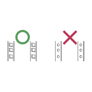 QNAP Rail-A03-57 Rail Kit & Tray Side View 3