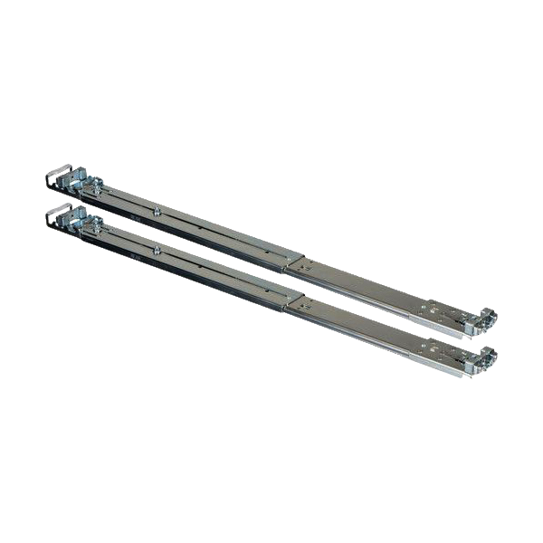QNAP RAIL-B02 Rail Kit & Tray Front View