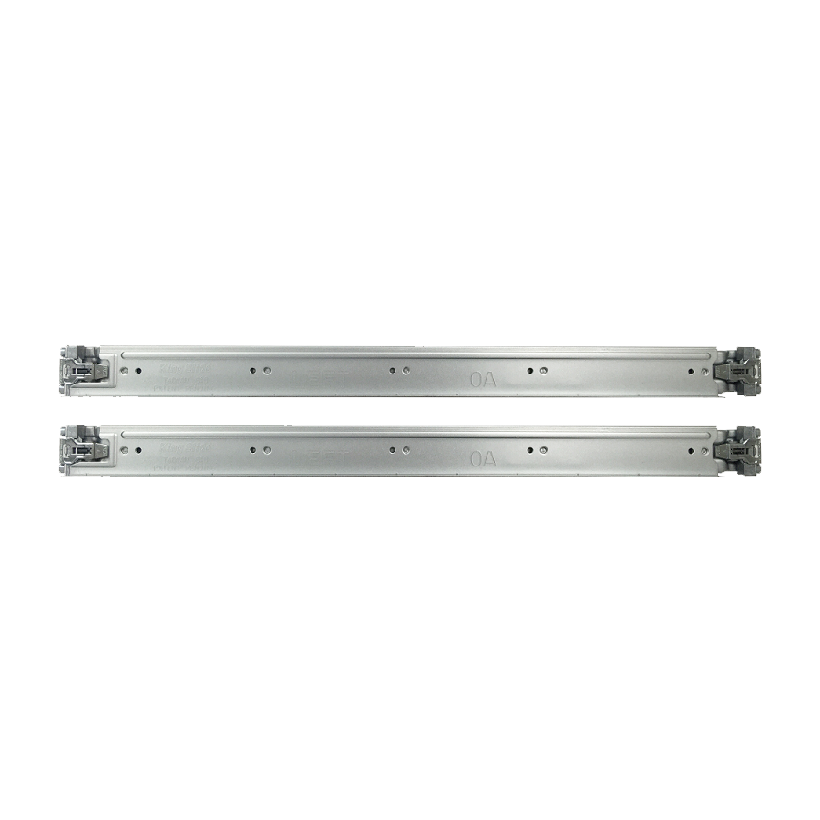 QNAP RAIL-E03 Rail Kit & Tray Front View