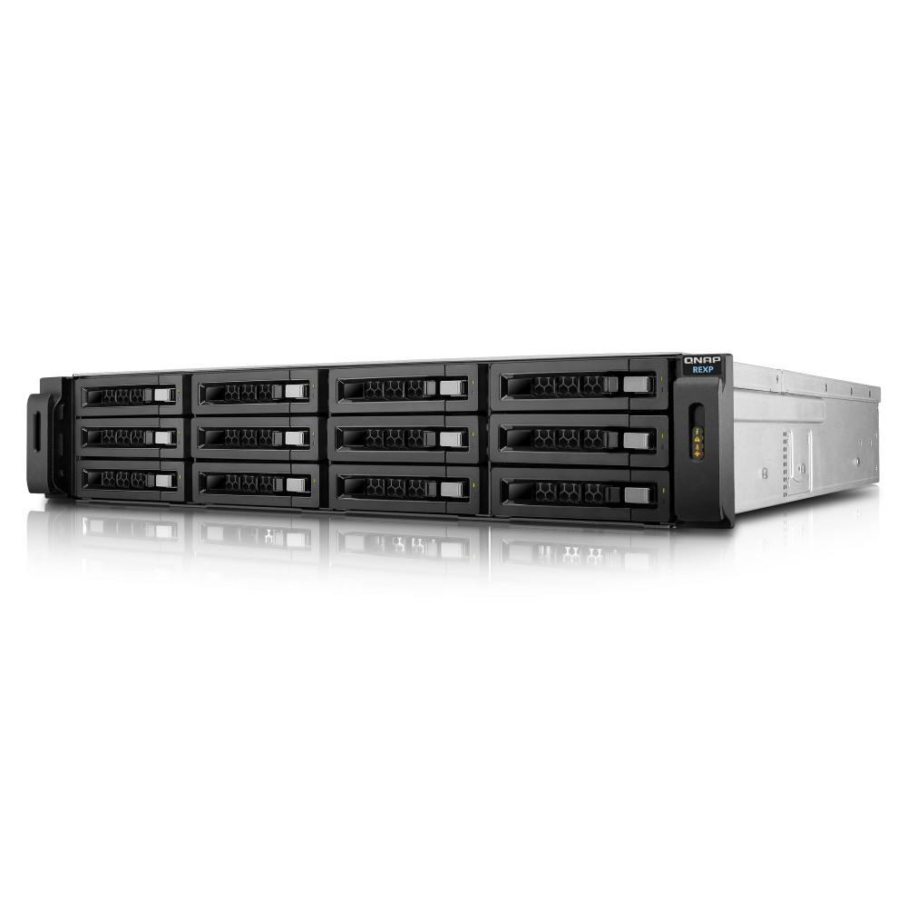 QNAP REXP-1220U-RP Expansion Unit Front View
