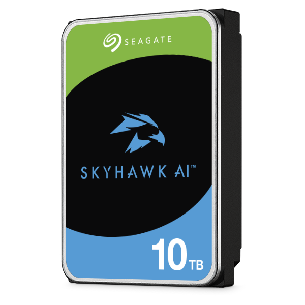 Seagate SkyHawk AI Series ST10000VE001 Hard Drive Front View