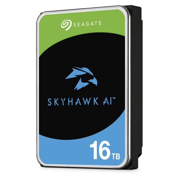 Seagate SkyHawk AI Series ST16000VE002 Hard Drive Front View