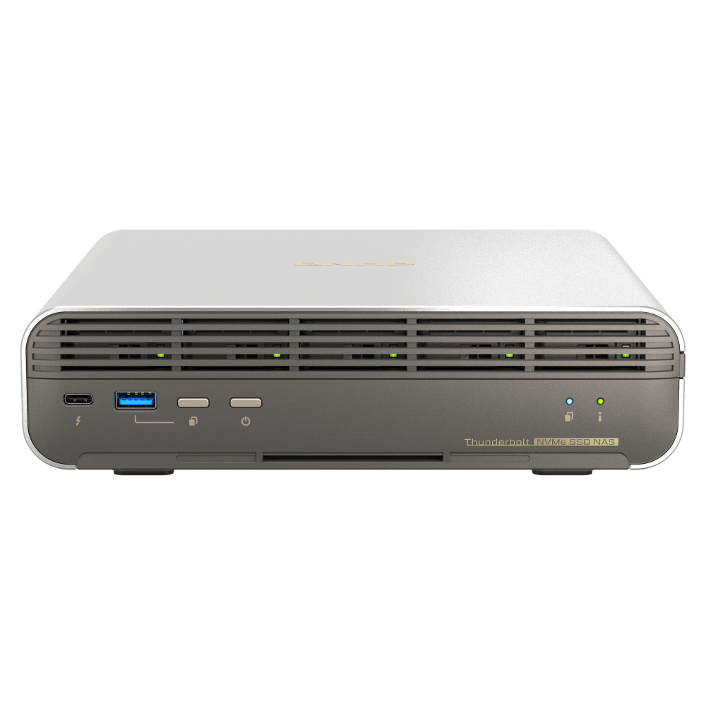 QNAP TBS-h574TX-i3-12G NAS Side View 3