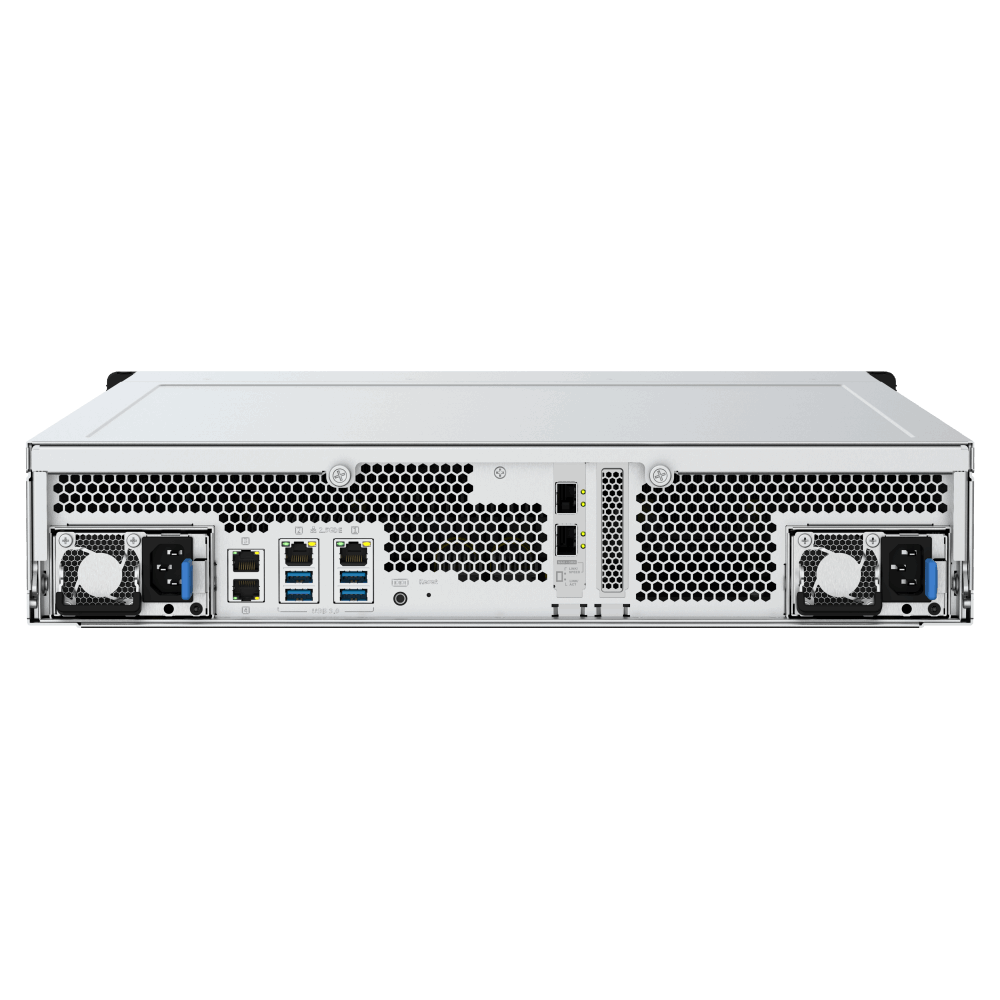 QNAP TDS-h2489FU-4314-1TB NAS Back View (I/O ports)