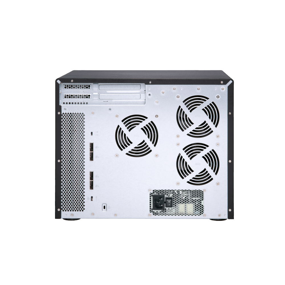 QNAP TL-D1600S Expansion Unit Back View (I/O ports)