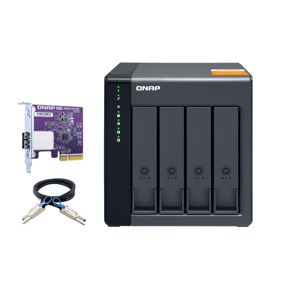QNAP TL-D400S Expansion Unit Front View