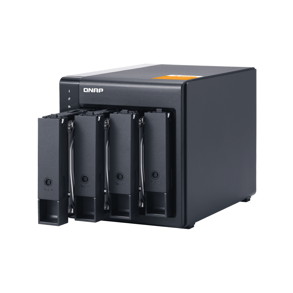 QNAP TL-D400S Expansion Unit Side View 3