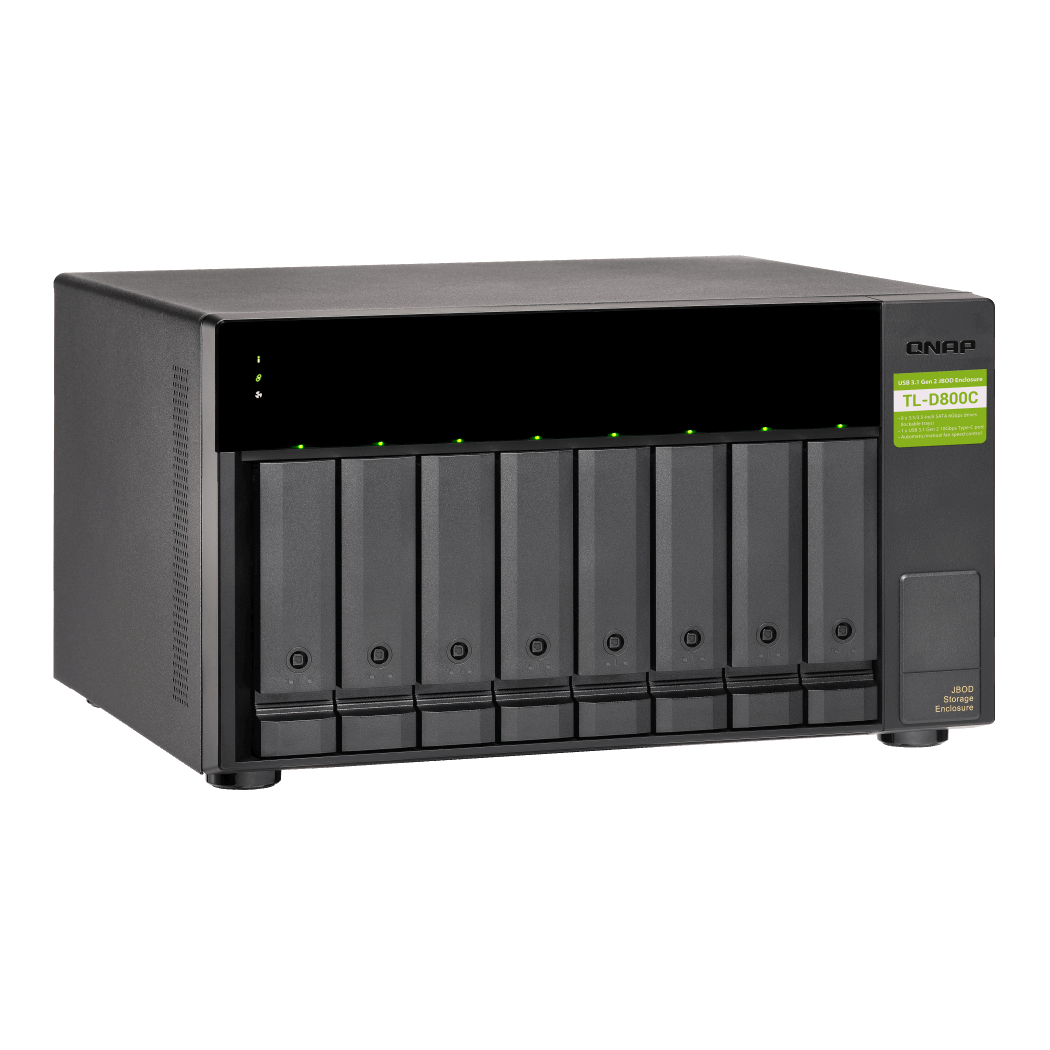 QNAP TL-D800C Expansion Unit Side View 4