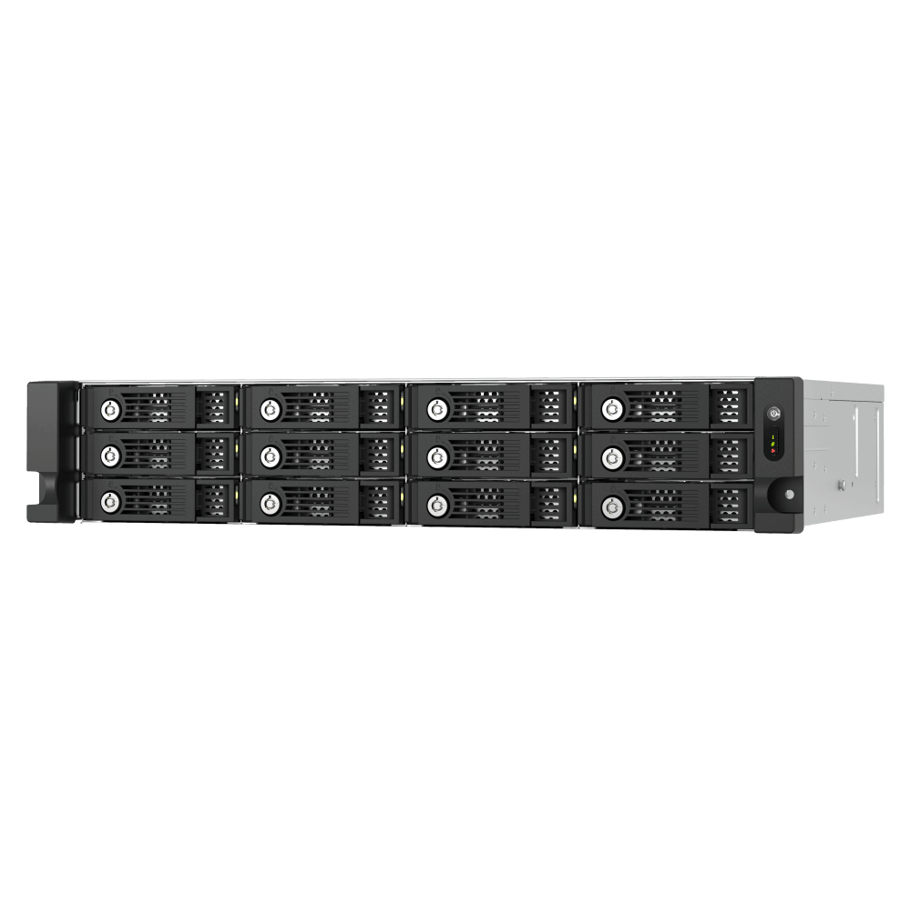 QNAP TL-R1200PES-RP Expansion Unit Front View