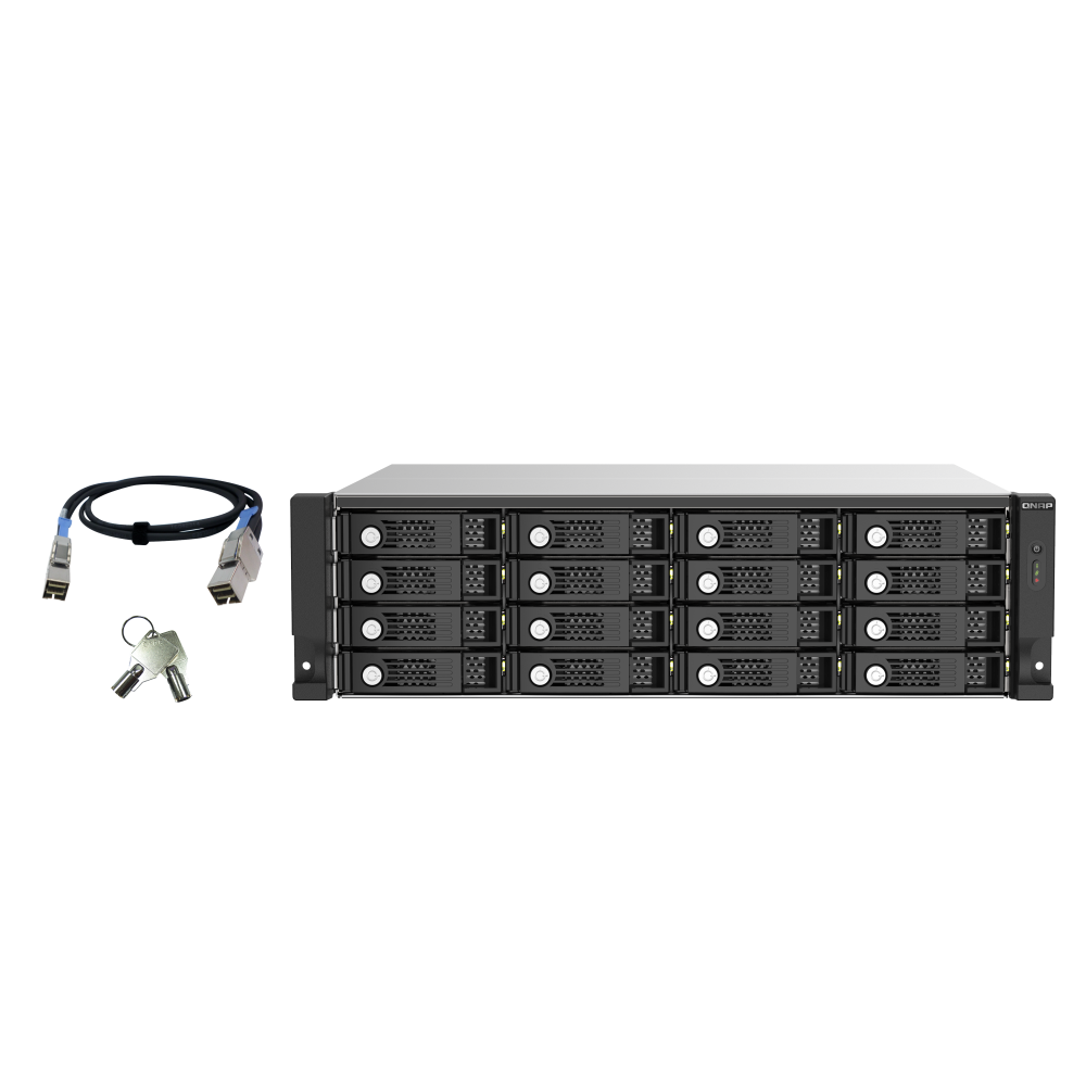 QNAP TL-R1620Sep-RP Expansion Unit Front View