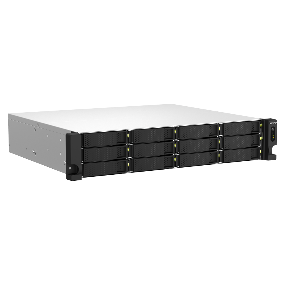 QNAP TS-1264U-RP-4G NAS Side View 4