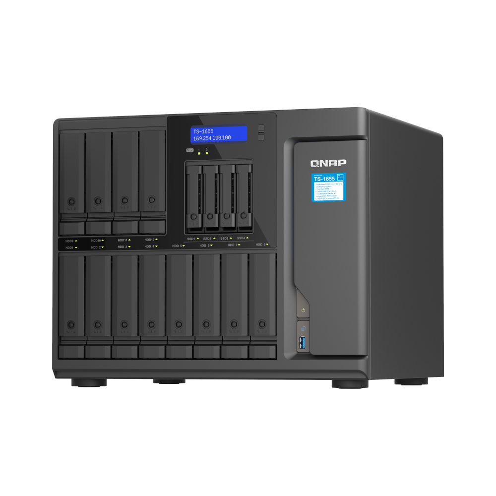 QNAP TS-1655-8G NAS Front View