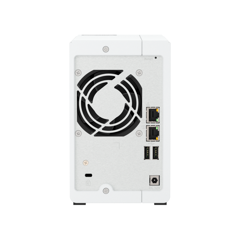 QNAP TS-216G NAS Back View (I/O ports)