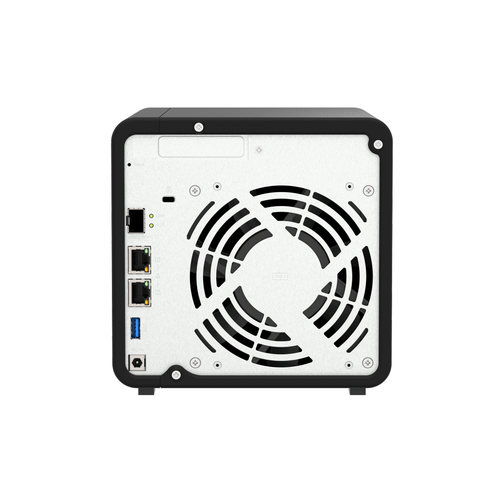QNAP TS-432X-4G NAS Back View (I/O ports)