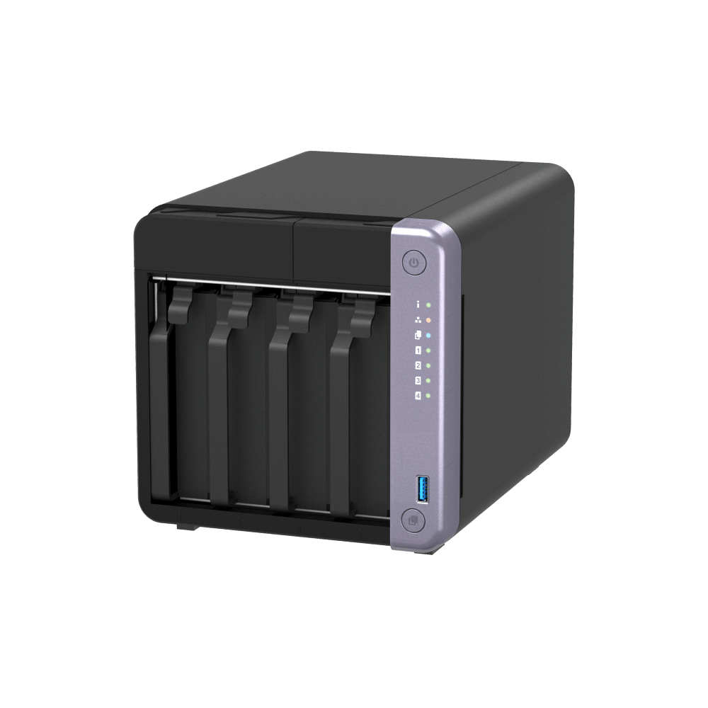QNAP TS-432X-4G NAS Side View 4