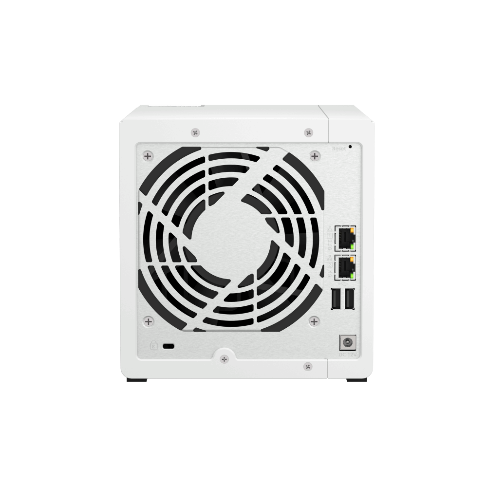 QNAP TS-433-4G NAS Back View (I/O ports)