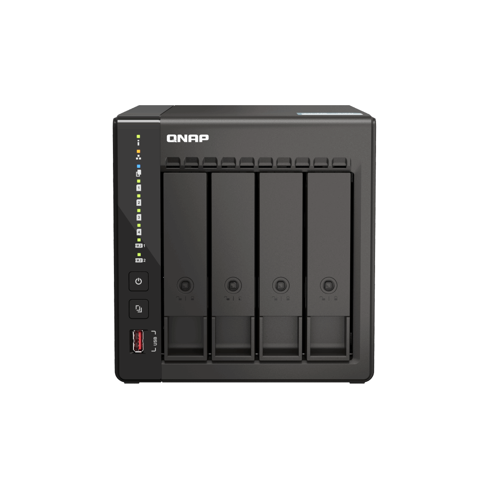 QNAP TS-453E-8G NAS Side View 3