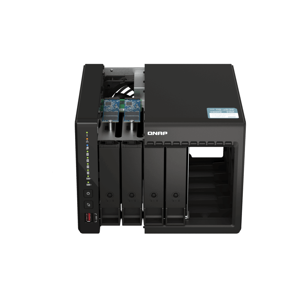 QNAP TS-453E-8G NAS Side View 4