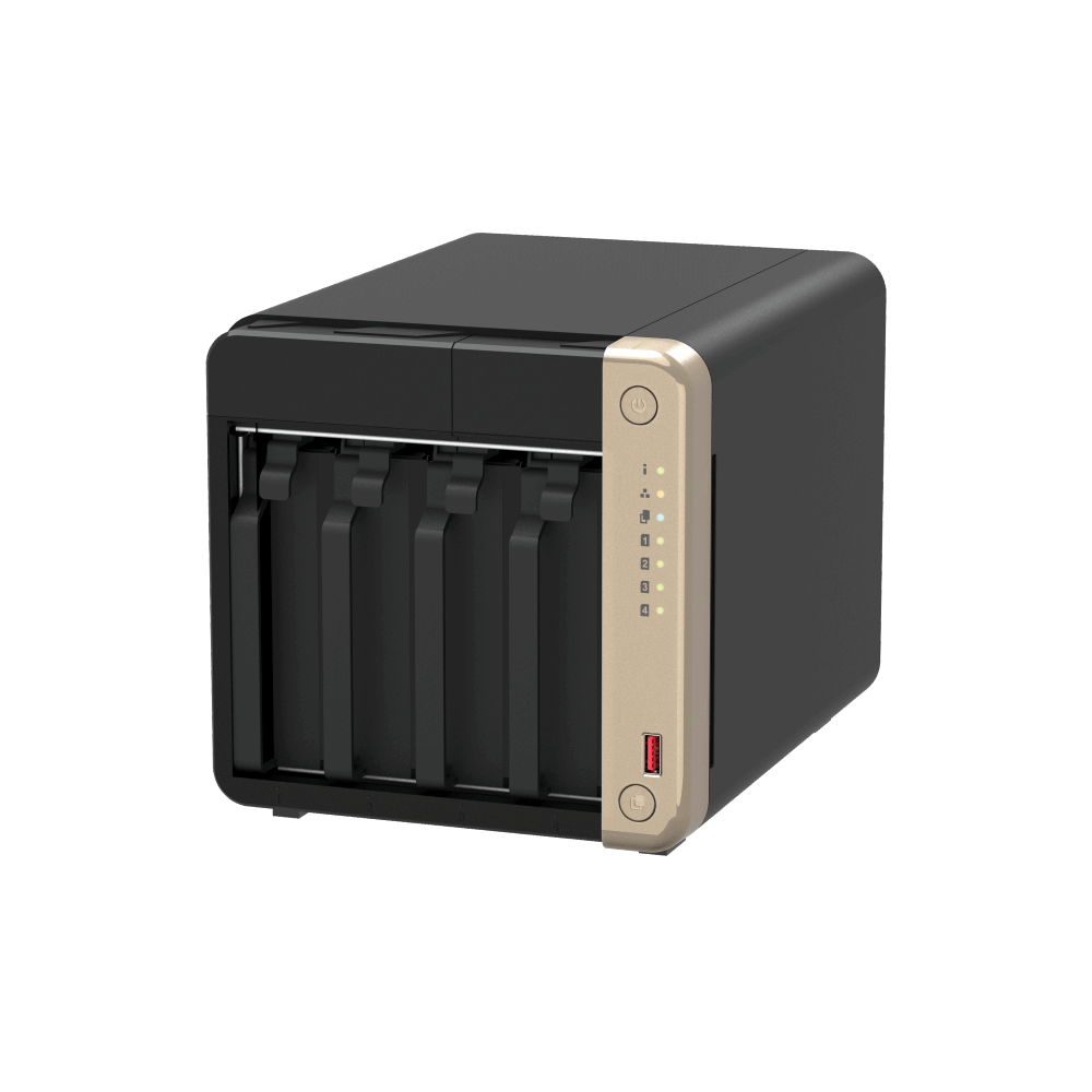 QNAP TS-464-4G NAS Side View 4
