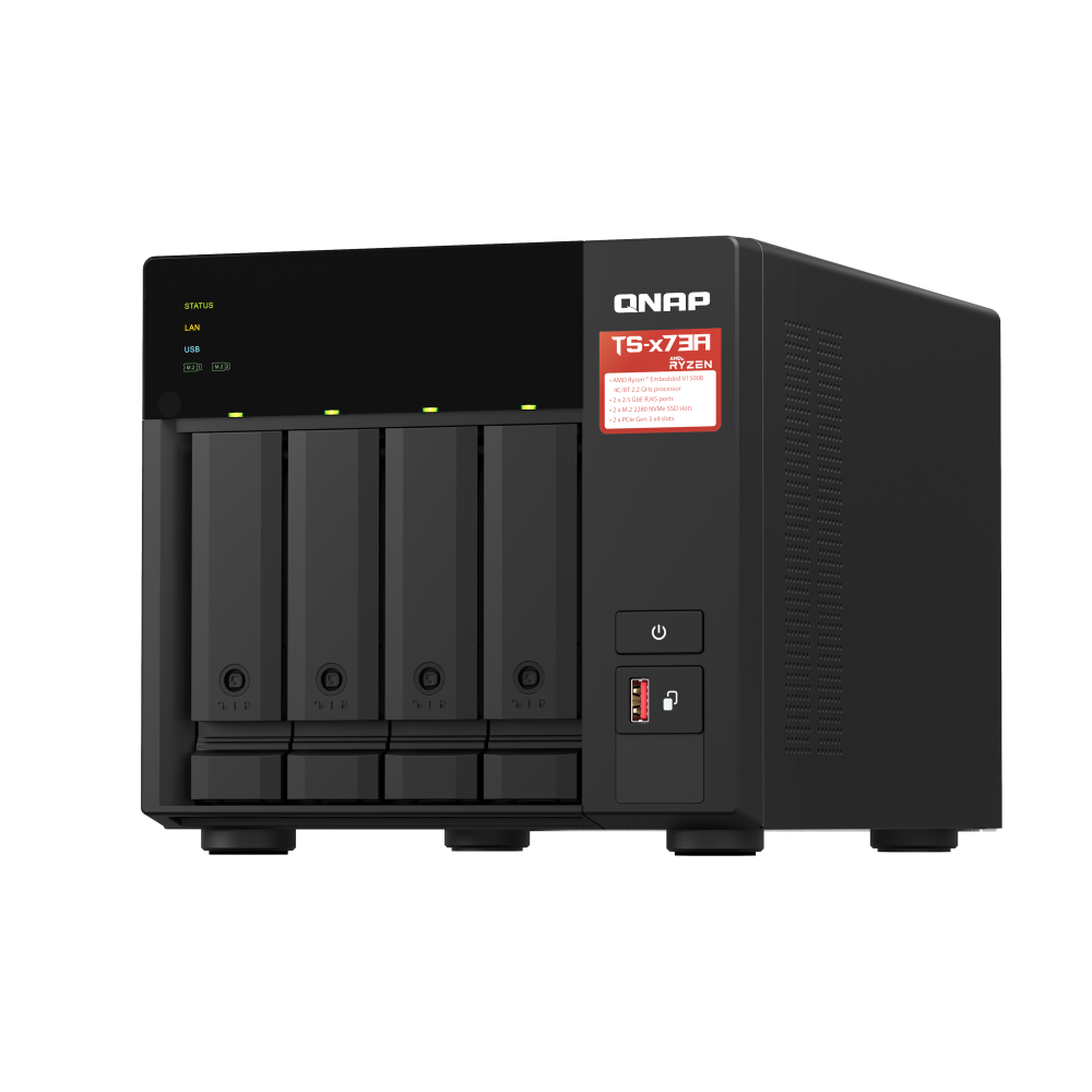 QNAP TS-473A-8G NAS Front View