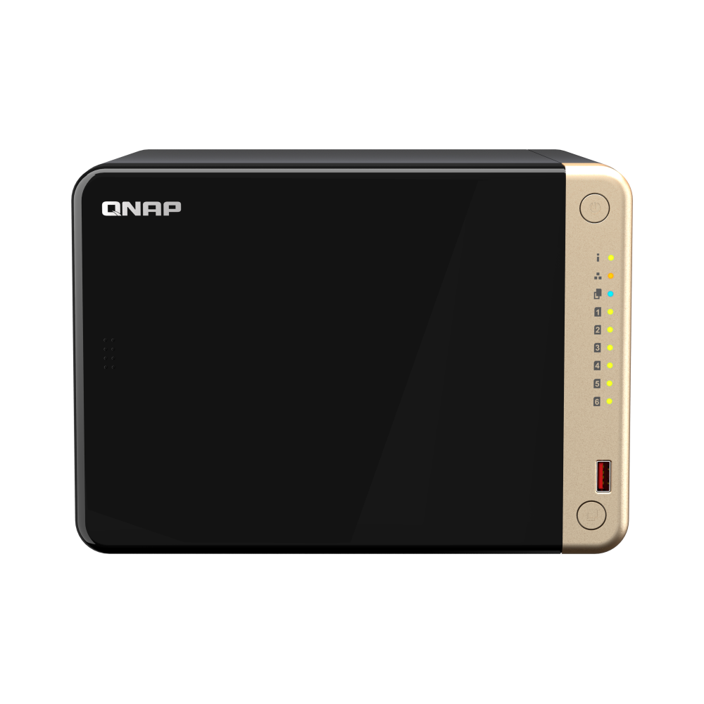 QNAP TS-664-8G NAS Side View 3